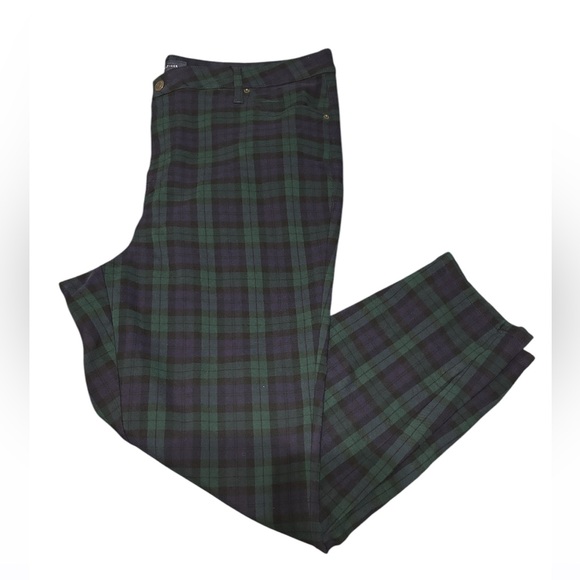 Tommy Hilfiger Plaid Skinny Pants for Women - Picture 1 of 5